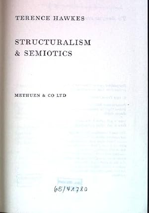 Seller image for Structuralism and Semiotics. (New Accents) for sale by books4less (Versandantiquariat Petra Gros GmbH & Co. KG)