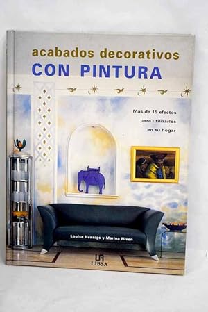 Seller image for Acabados decorativos con pintura for sale by Alcan Libros