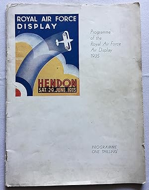 Programme of the Royal Air Force Air Display Hendon 1935