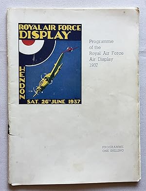 Programme of the Royal Air Force Air Display Hendon 1937