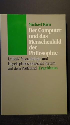 Seller image for Der Computer und das Menschenbild der Philosophie. for sale by GAMANDER ANTIQUARIAT