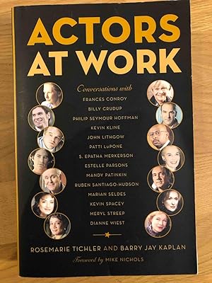 Seller image for Actors at Work: Conversations for sale by Jake's Place Books