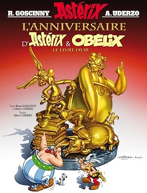 Image du vendeur pour 34.l'anniversaire d'asterix et obelix.livre d'or (frances mis en vente par Imosver