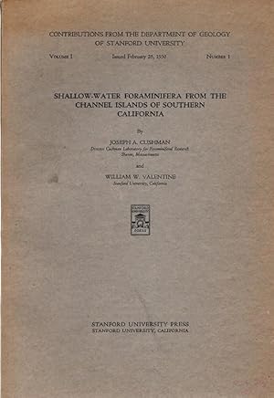 Image du vendeur pour Shallow-Water Foraminifera From The Channel Islands of Southern California, Volume I, Number 1 mis en vente par Once Read Books