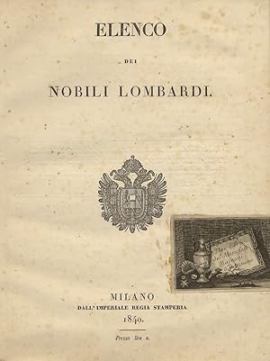 Elenco dei Nobili Lombardi.