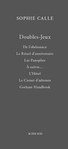 coffret Sophie Calle ; doubles-jeux : 7 volumes