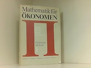 Seller image for Mathematik fr konomen - Hochschullehrbuch 1 for sale by Book Broker