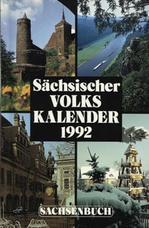 Bild des Verkufers fr Schsischer Volkskalender 1992 zum Verkauf von Flgel & Sohn GmbH