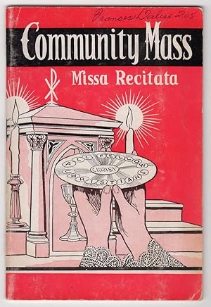 COMMUNITY MASS = MISSA RECITATA