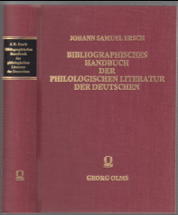 Bild des Verkufers fr Bibliographisches Handbuch der philologischen Literatur von der Mitte des 18. Jahrhunderts bis auf die neueste Zeit. In systematischer Ordnung bearbeitet und mit den ntigen Registern versehen von Christian Anton Geissler zum Verkauf von Antiquariat ExLibris Erlach Eberhard Ott