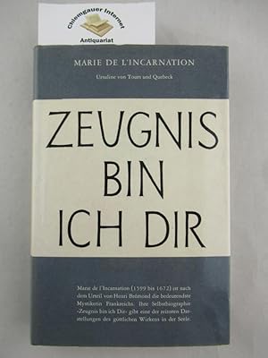 Bild des Verkufers fr Zeugnis bin ich dir. Deutsche bersetzung von Maria-Petra Desaing. zum Verkauf von Chiemgauer Internet Antiquariat GbR