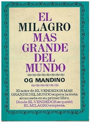 Seller image for El Milagro Mas Grande Del Mundo (Spanish Edition) for sale by Von Kickblanc