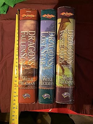 Bild des Verkufers fr Dragons of a Fallen Sun, Lost Star, Vanished Moon Dragonlance: The War of Souls, Volume I, II, III 3 Volumes zum Verkauf von COVENANT HERITAGE LIBRIS