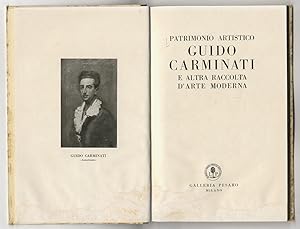 Patrimonio artistico Guido Carminati e altra raccolta d'arte moderna.