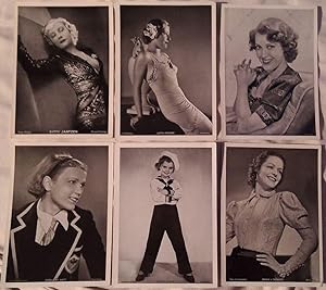 6 verschiedene Filmstars der Dreißiger Jahre: Kitty Jantzen ( 1909 - 1984 ) - Jutta Freybe ( 1917...
