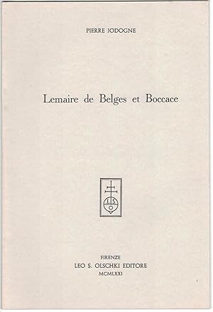 Seller image for Lemaire de Belges et Boccace. for sale by Rometti Vincent