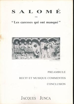 Bild des Verkufers fr Salom ou "les caresses qui ont manqu" zum Verkauf von LIBRAIRIE GIL-ARTGIL SARL