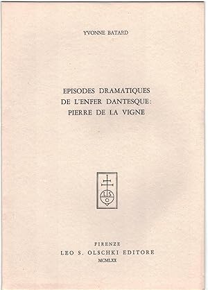 Seller image for pisodes dramatiques de l'Enfer dantesque : Pierre de La Vigne. for sale by Rometti Vincent