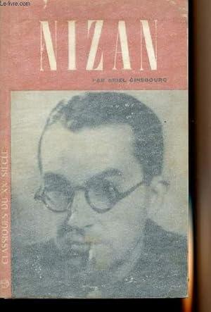Immagine del venditore per Nizan - "classiques du XXe sicle" 84 venduto da Le-Livre