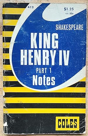 Shakespeare: King Henry IV Part 1: Notes