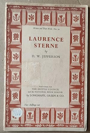 Seller image for Laurence Sterne (Writers And Their Work No.52) for sale by Shore Books
