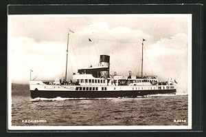 Bild des Verkufers fr Ansichtskarte P.S. Caledonia fhrt eine Kste entlang, Passagierschiff zum Verkauf von Bartko-Reher