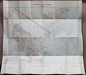 Imagen del vendedor de Ordnance Survey Military Map of German East Africa: Tanga / with Usambara and Swahili Coast - Mombasa, Pangani, Pemba etc (Series: GSGS 3026, Sheet: C6). a la venta por Dendera