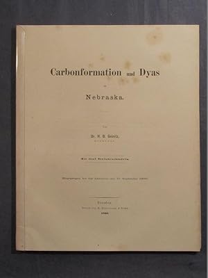 Carbonformation und Dyas in Nebraska. Mit fünf Steindrucktafeln (= Nova acta. Abhandlungen der Ka...