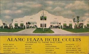 Ansichtskarte / Postkarte Waco Texas, Alamo Plaza Hotel Courts, Motel