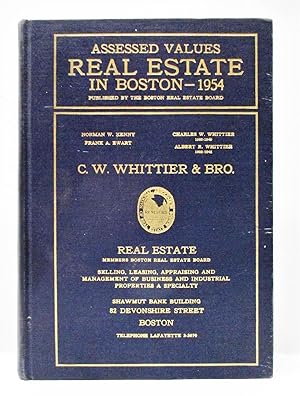 1954 ASSESSED VALUE of EVERY PROPERTY in BOSTON Real Estate Land & Building Values by Street Address