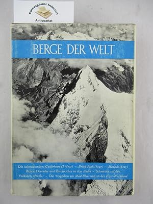 Berge der Welt. Das Buch der Forscher und Bergsteiger. 1958/59. Elfter Band. Im Auftrag der Schwe...