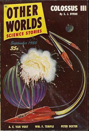 Bild des Verkufers fr OTHER WORLDS Science Stories: September, Sept. 1950 zum Verkauf von Books from the Crypt