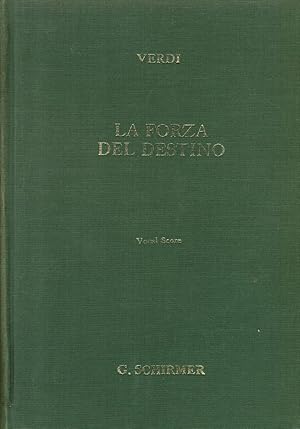 Seller image for La Forza del Destino: Opera in Three Acts for sale by Newbury Books