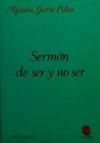 Imagen del vendedor de Sermn de ser y no ser a la venta por AG Library