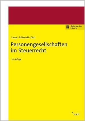 Immagine del venditore per Personengesellschaften im Steuerrecht : Mit Online-Zugang venduto da AHA-BUCH