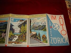 Im Auto von und nach Zürich. (Faltprospekt in 3 Sprachen [deutsch, engl., franz.], mit farbig gem...