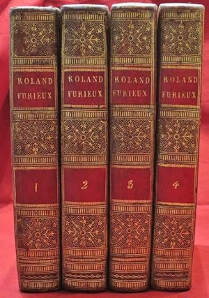 Seller image for Roland Furieux, Pome Heroque, avec Figures. Traduction nouvelle ; Par M. le comte de TRESSAN (4 volumes). for sale by Librairie Diogne SARL