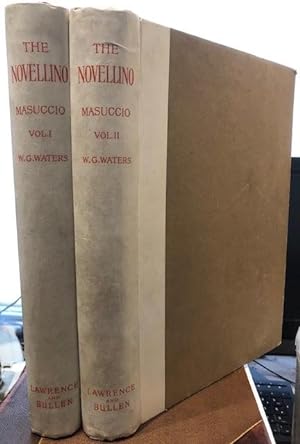 Imagen del vendedor de The Novellino. In two volumes a la venta por Foster Books - Stephen Foster - ABA, ILAB, & PBFA