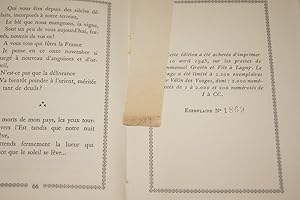 Seller image for ATTENTE DE LA DELIVRANCE 1939-1944 for sale by Librairie RAIMOND