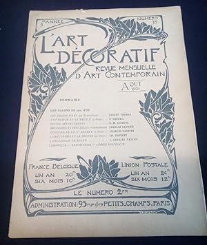 L'Art Décoratif - Revue Mensuelle d'Art Contemporain - N.35 - Aout 1901 - 3e Année