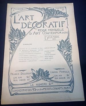 L'Art Décoratif - Revue Mensuelle d'Art Contemporain - N.39 - Décembre 1901 - 4e Année