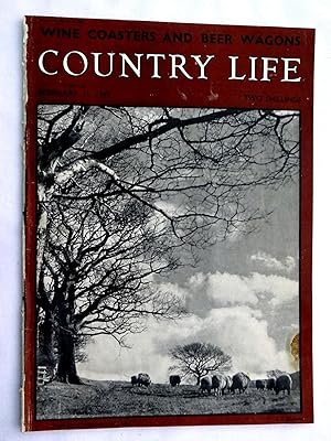 Seller image for Country Life Magazine. No 2717. February 11, 1949. Mrs R.H.R.Moodie, RUDDING PARK Yorks (pt 2), Holy Island Lindisfarne Fishing, Rosthwaite Langstrath. Changes to South Bank London. for sale by Tony Hutchinson