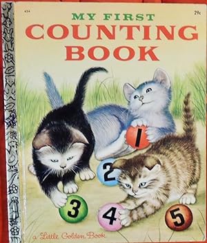 Imagen del vendedor de My First Counting Book (#434 Little Golden Book) a la venta por Basket Case Books