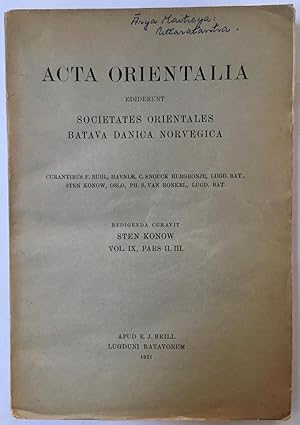 Immagine del venditore per The sublime science of the great vehicle to salvation : being a manual of Buddhist monism [Acta Orientalia. IX, Pars II. III.] venduto da Joseph Burridge Books