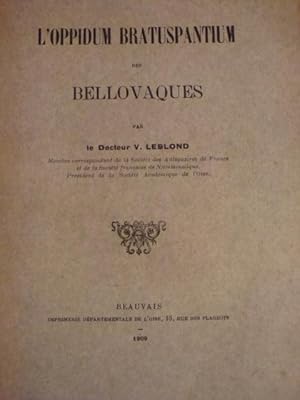 Seller image for L'oppidum bratuspantium des Bellovaques in-8,broch,50 pages for sale by LIBRAIRIE EXPRESSIONS