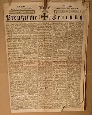 Neue Preußische [Preussische] Zeitung [genannt: Kreuz-Zeitung], Nr. 180 (nur die 1-Blatt-Beilage,...