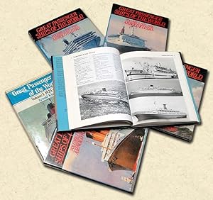 Seller image for Great Passenger Ships of the World - six volumes (complete set) "Volume 1: 1858-1912"; "Volume 2: 1913-1923"; "Volume 3: 1924-1935"; "Volume 4: 1936-1950"; "Volume 5: 1951-1976"; & "Volume 6: 1977-1986" for sale by lamdha books