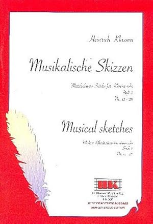 Bild des Verkufers fr Musikalische Skizzen Band 2 (Nr.12-24)fr Klavier zum Verkauf von AHA-BUCH GmbH