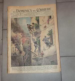 LA DOMENICA DEL CORRIERE - 1943 - numeri 48 (28 ,11) 49, 50, 51, 52 (25.12) 5 fascicoli assai rar...