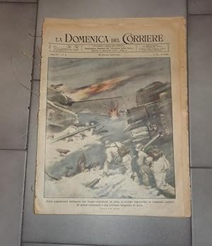 LA DOMENICA DEL CORRIERE - 1945 - numeri 4 (28.01 , 5, 7, 8 , 9, 10,, 11, 12. 13. , 27, DIECI fas...